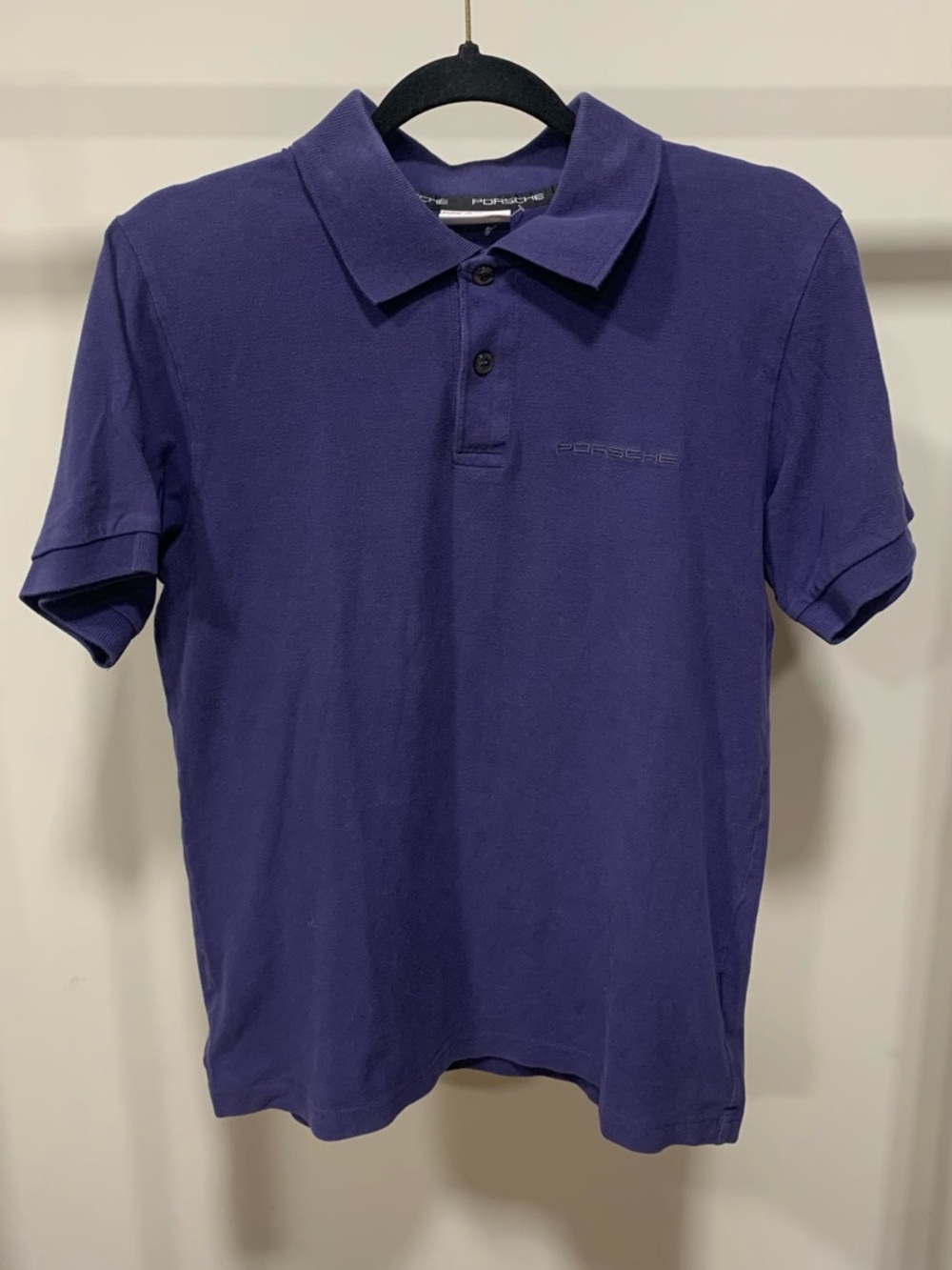 Porsche Driver's Selection Mens SM Polo Shirt Purple Short Sleeve Motorsport